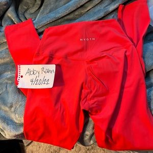 Red NVGTN 2.0 leggings size Large